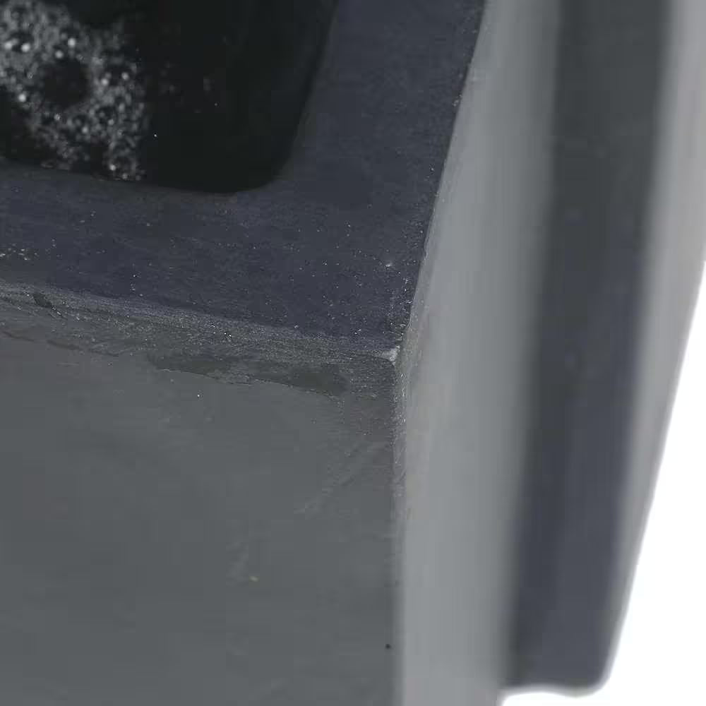 Gray Polyresin Modern Rectangular Waterfall Outdoor Fountain
